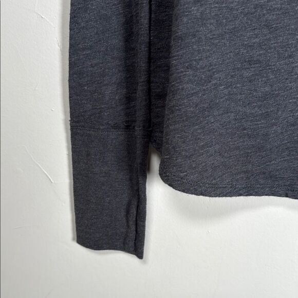 We the Free Kimmi Long Sleeve Top Gray Women's Size Large *SPOTS* - Picture 5 of 13